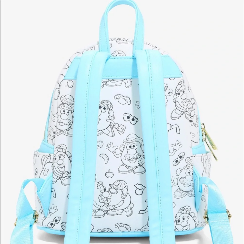 NWT Loungefly Mr and Mrs potato head mini backpack - Picture 2 of 4